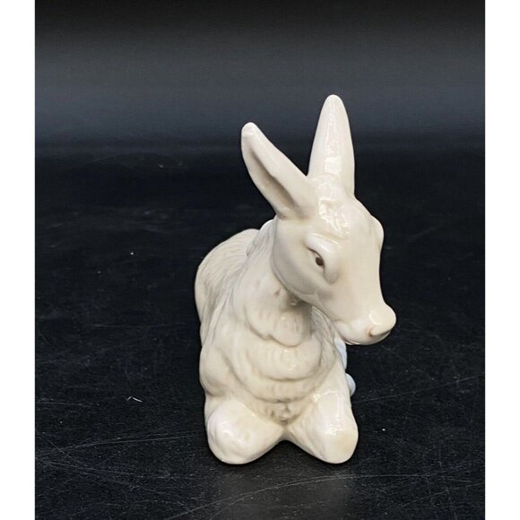 International Bazaar Pastel Nativity Donkey Cow Lamb Replacement Pieces LOT 3 - Picture 15 of 16